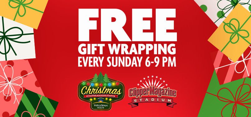 Free gift wrapping every Sunday 6-9pm