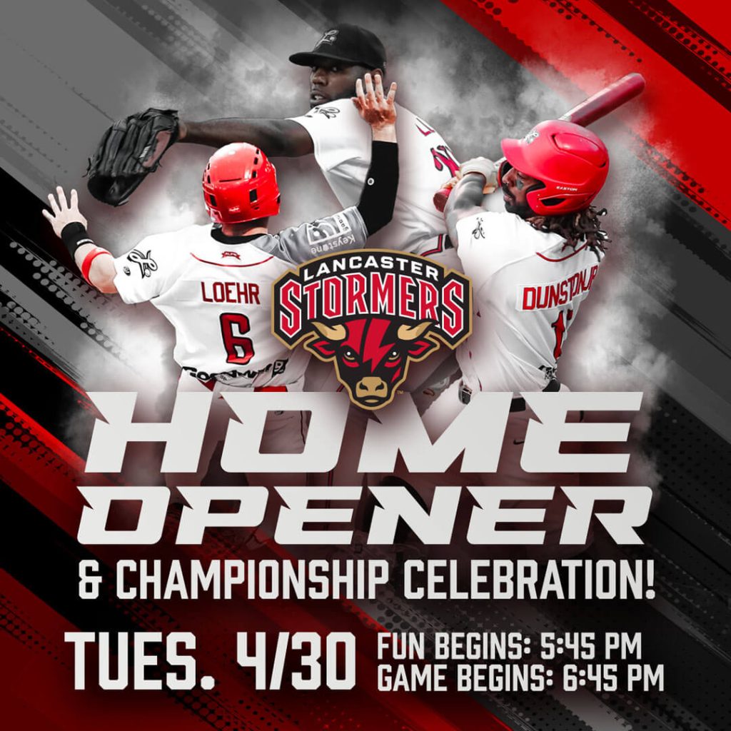 Lancaster Stormers Home Opener April 30th
