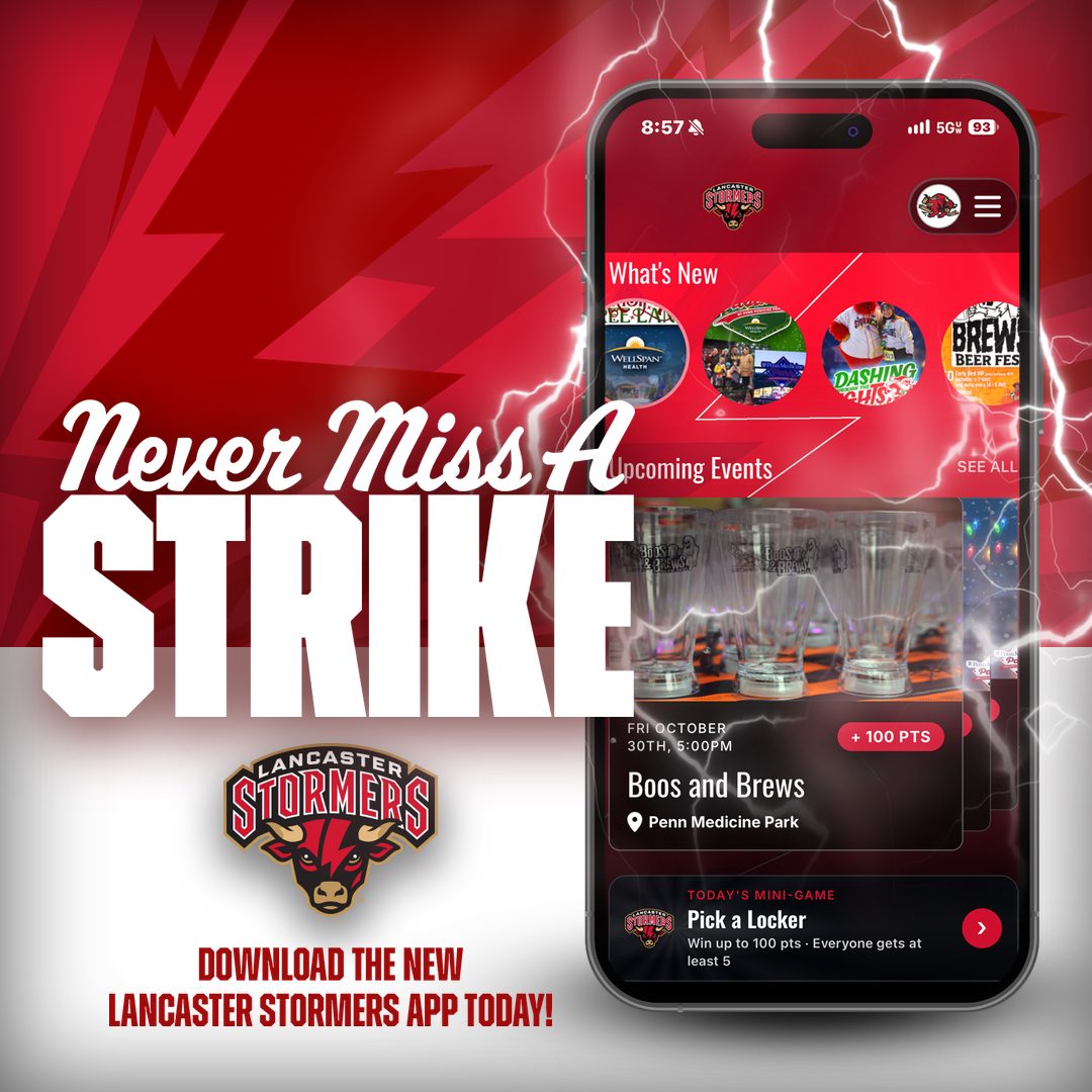 Never Miss A Strike: Download the new Lancaster Stormers app today